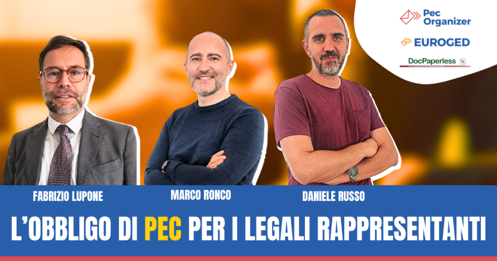 obbligo PEC legali rappresentanti 2025