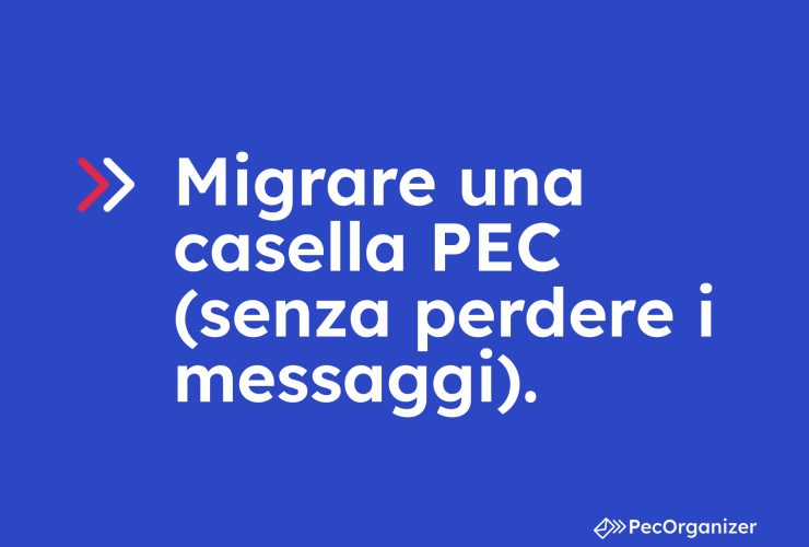 migrare casella pec